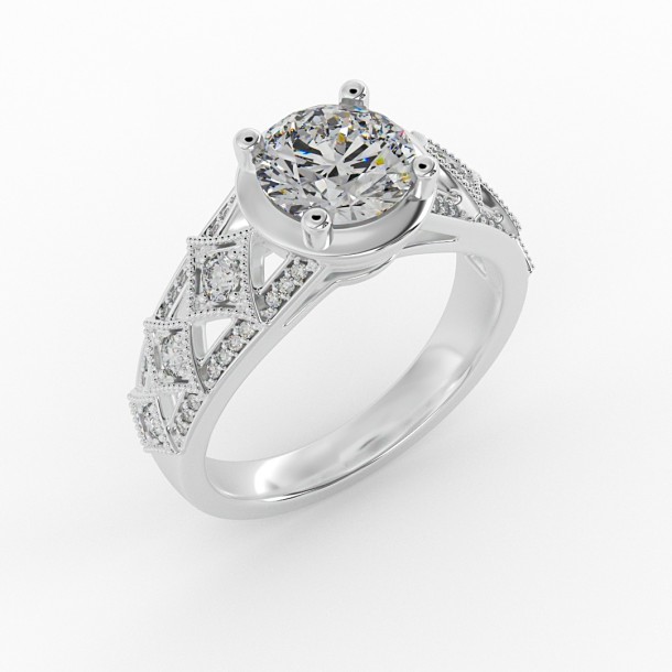 Кольцо SM0314K-585-W