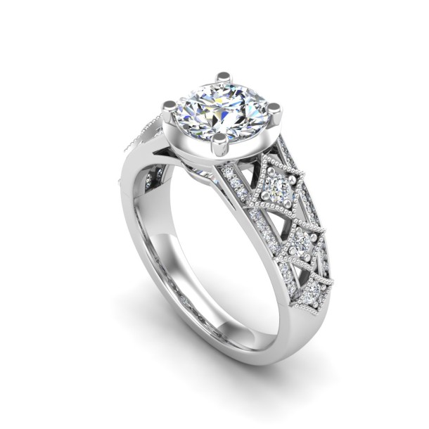 Кольцо SM0314K-585-W