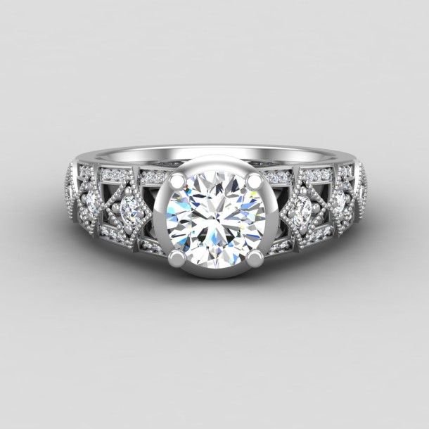Кольцо SM0314K-585-W
