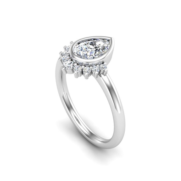 Кольцо SM1007-585-W