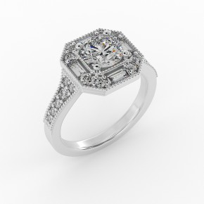 Кольцо HL0282-Pt