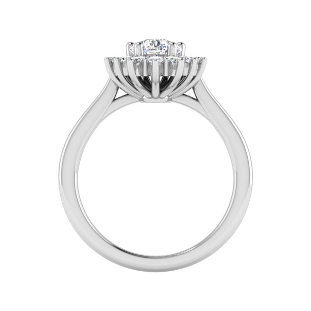 Кольцо HL0214K-585-W