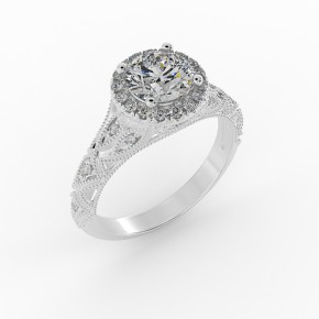 Кольцо HL0297-585-W Кольцо HL0297-585-W