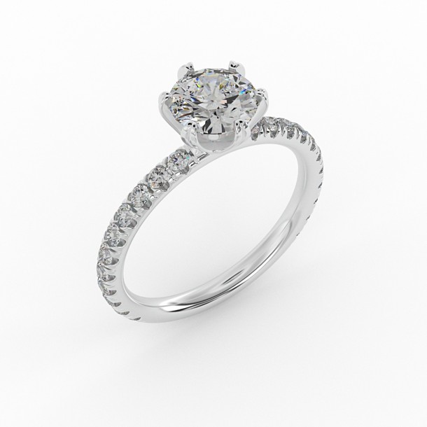 Кольцо SM0014K-585-W