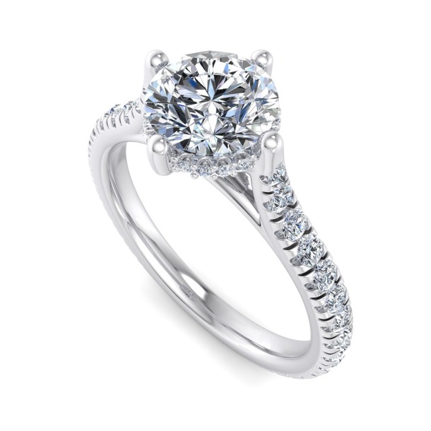 Кольцо SM1008-585-W