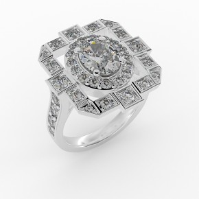 Кольцо HL0333-Pt Кольцо HL0333-Pt