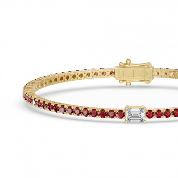 Браслет RC10590RUBY-EM-8YBR
