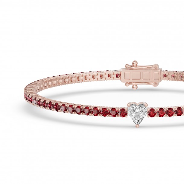 Браслет RC10590RUBY-HT-8RBR