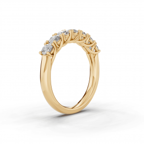 Обручальное кольцо «Ровная гряда направления»