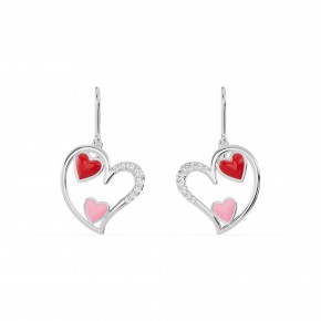 Серьги RC11097-CERM-RED-PINK-8WEAR-LAB