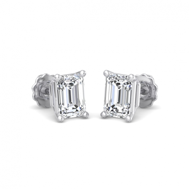 Серьги Fancy-EARSL0364-14K-W-ECP2.00