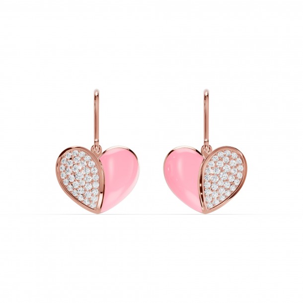 Серьги RC11101-CERM-PINK-8REAR-LAB