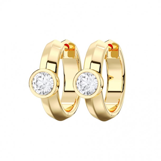 Серьги KJE14356-RD-1.00CT-YELLOW