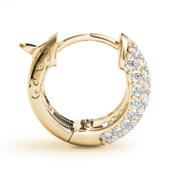 Серьги 40978 Lab 14K YG