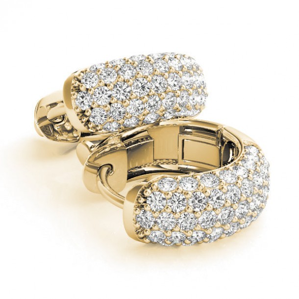 Серьги 40978 Lab 14K YG