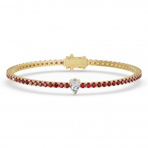 Браслет RC10590RUBY-PE-4YBR