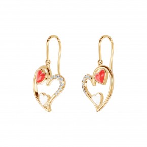 Серьги RC11097-CERM-RED-WHITE-4YEAR-LAB