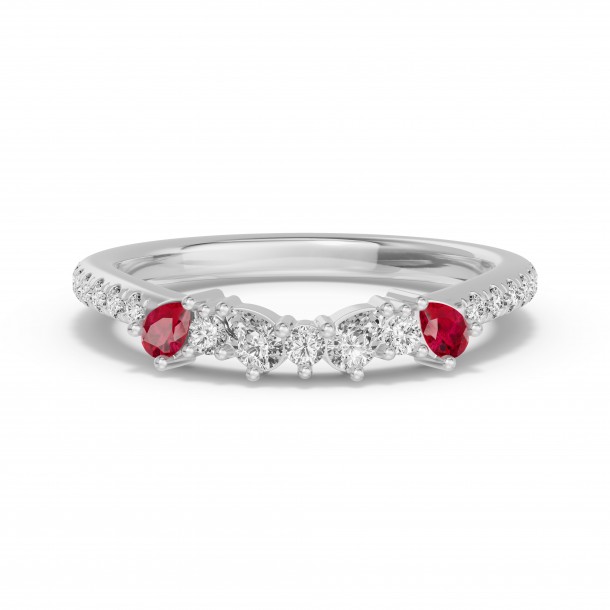 Кольцо RC10780-RUBY-4WL