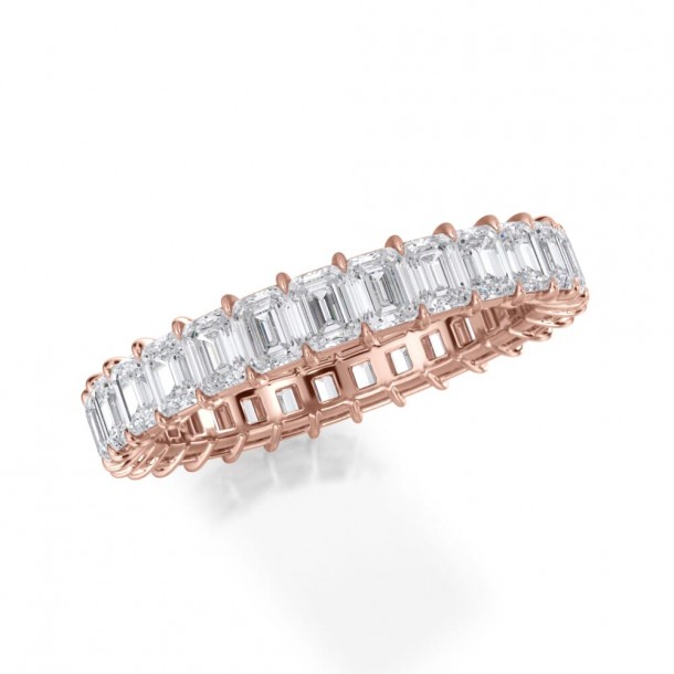 Обручальное кольцо «Изумрудная стойкость зимы»