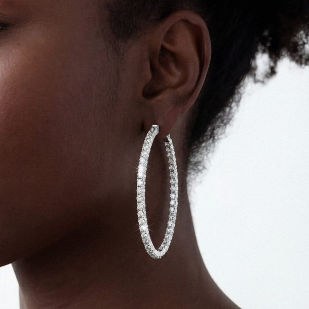 Серьги 41011-.07-46MM Lab 14K YG