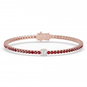 Браслет RC10590RUBY-CU-8RBR