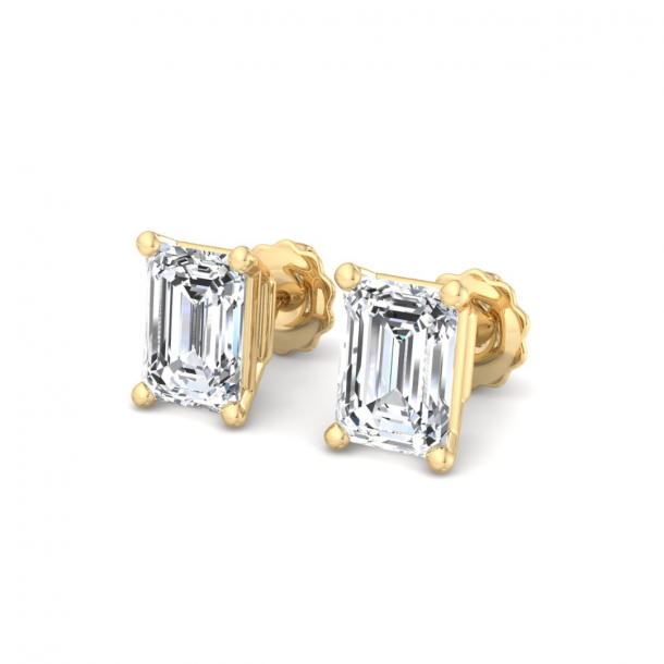 Серьги Fancy-EARSL0364-18K-Y-ECP2.00