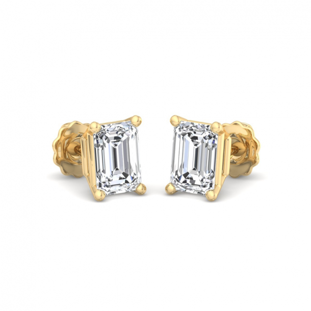 Серьги Fancy-EARSL0364-18K-Y-ECP2.00