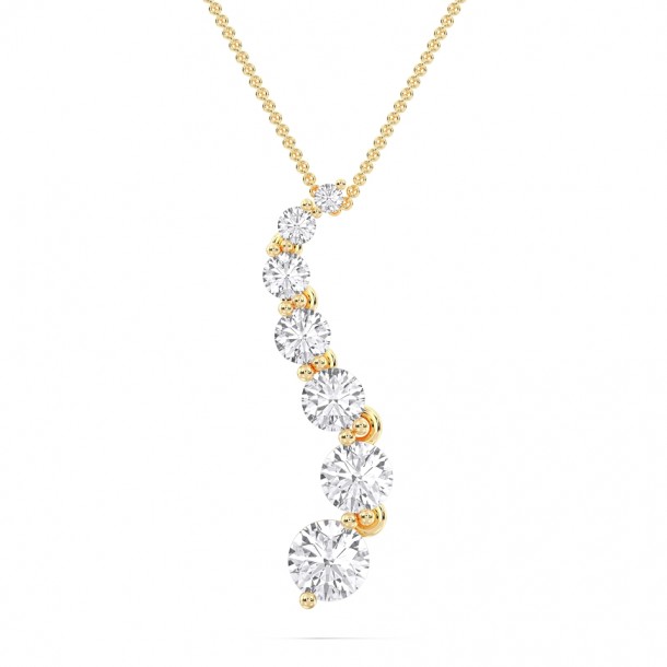 Ожерелье KJP16010-YELLOW