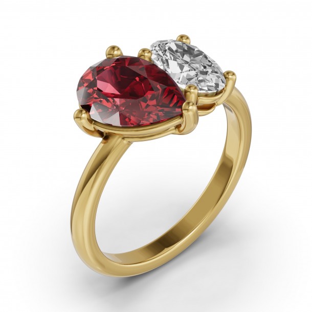 Кольцо RC10569-LABOV-RUBYPE-4.0CT-4YE
