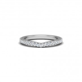Обручальное кольцо «Тонкая кромка звёзд»