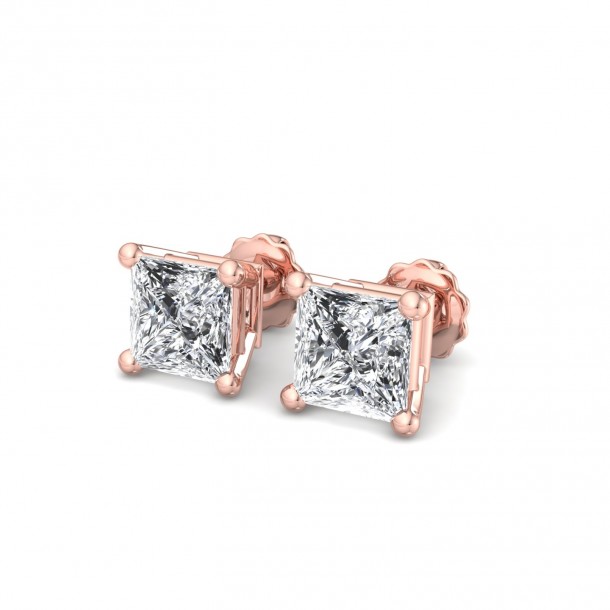 Серьги Fancy-EARSL0364-14K-R-PRP1.00