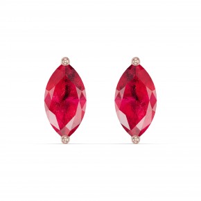 Серьги RC11020-RUBY-4REAR