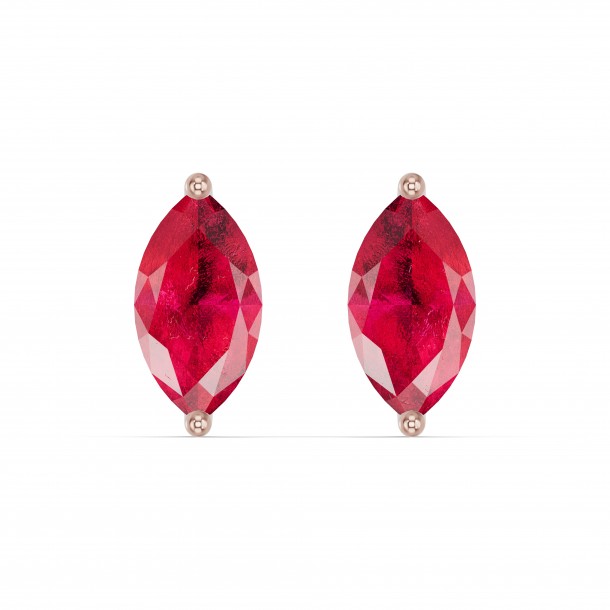 Серьги RC11020-RUBY-4REAR