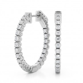 Серьги 41005-.03-24MM Nat WG