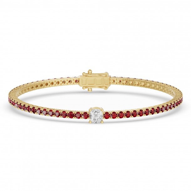 Браслет RC10590RUBY-CU-8YBR