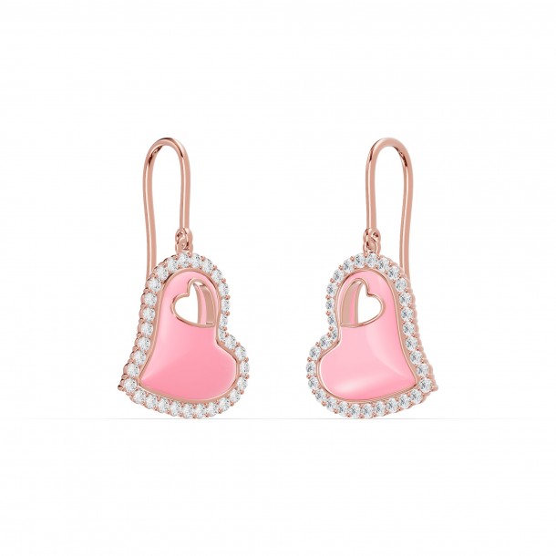 Серьги RC11125-CERM-PINK-4REAR-NAT