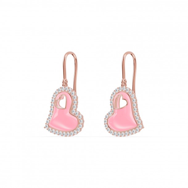 Серьги RC11125-CERM-PINK-4REAR-NAT
