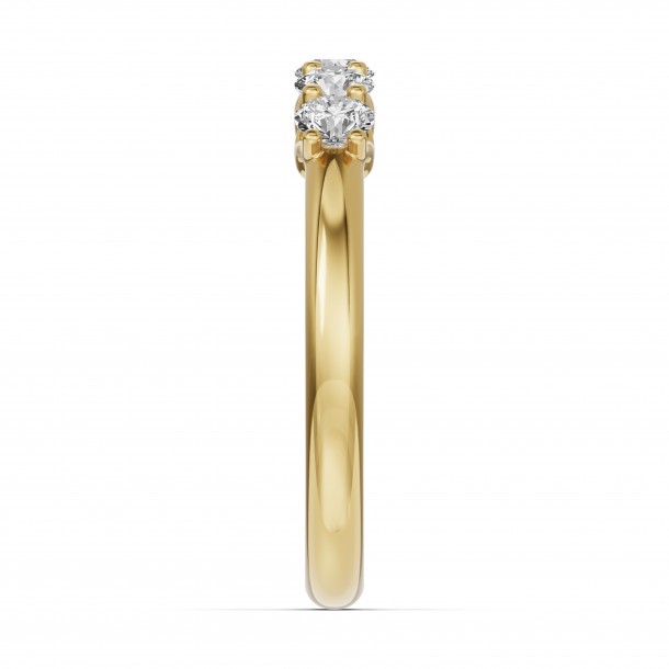 Кольцо RC10718-5ST-0.50CT-8YL-NAT