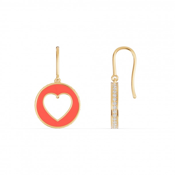 Серьги RC11194-CERM-RED-4YEAR-NAT