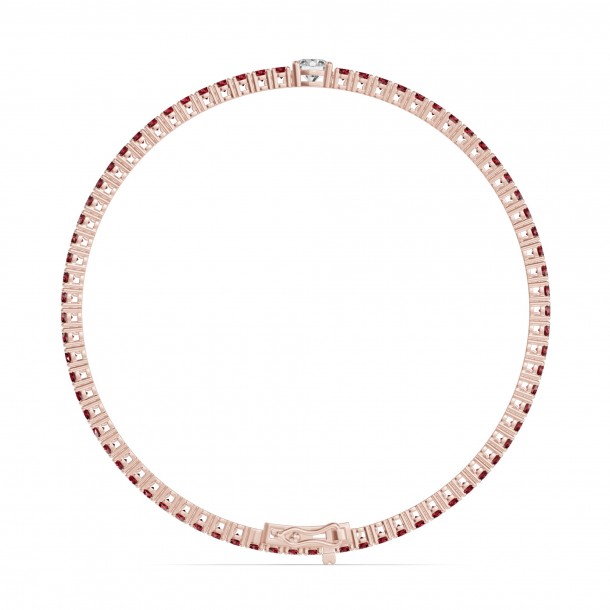Браслет RC10590RUBY-RD-8RBR