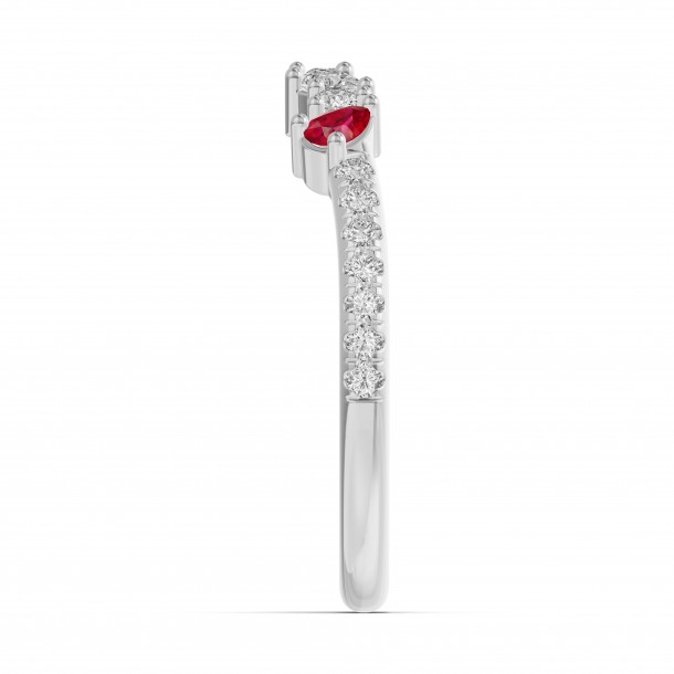Кольцо RC10780-RUBY-PTL
