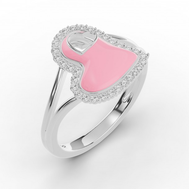 Кольцо RC11124-CERM-PINK-4WL-LAB