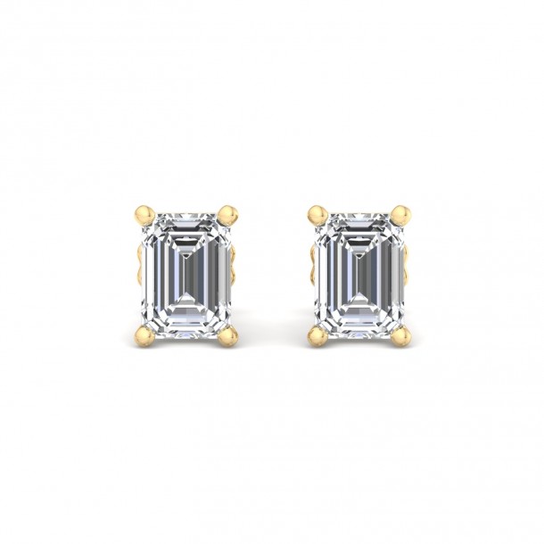 Серьги Fancy-EARSL0364-14K-Y-ECP1.00