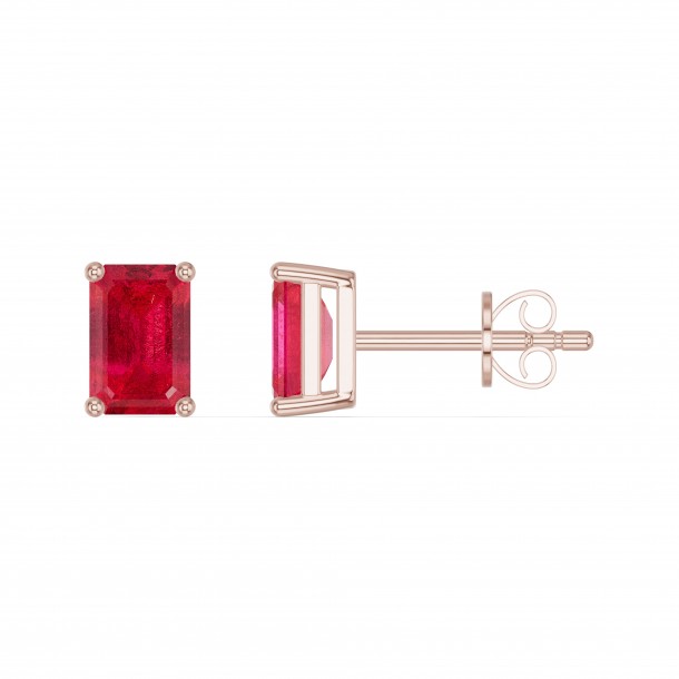 Серьги RC11019-RUBY-4REAR