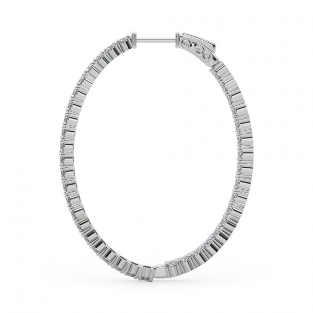 Серьги 41011-.07-46MM Nat 14K WG