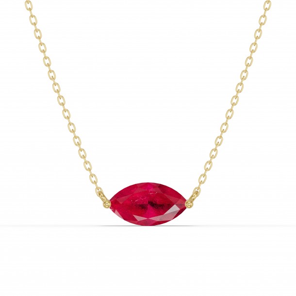 Ожерелье RC11015-RUBY-4YPND