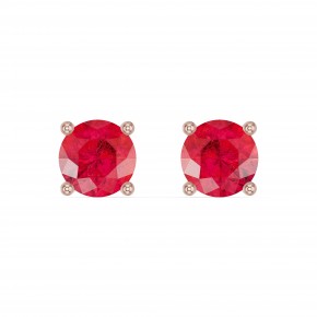 Серьги RC11023-RUBY-4REAR