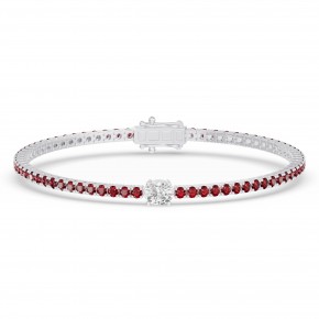 Браслет RC10590RUBY-OV-8WBR