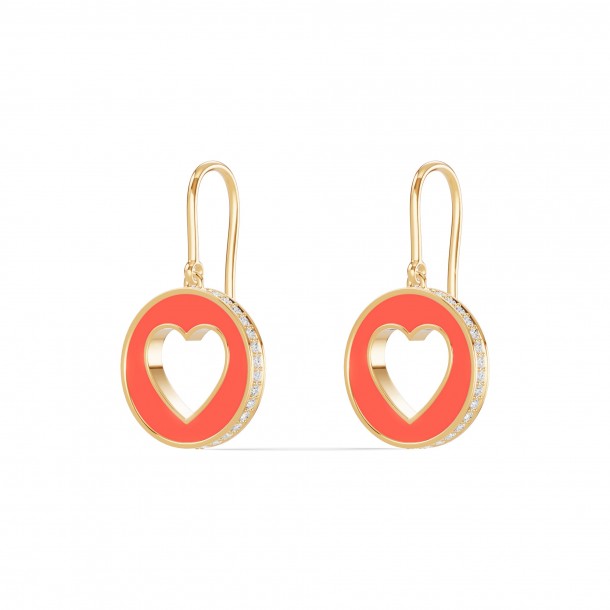 Серьги RC11194-CERM-RED-8YEAR-NAT