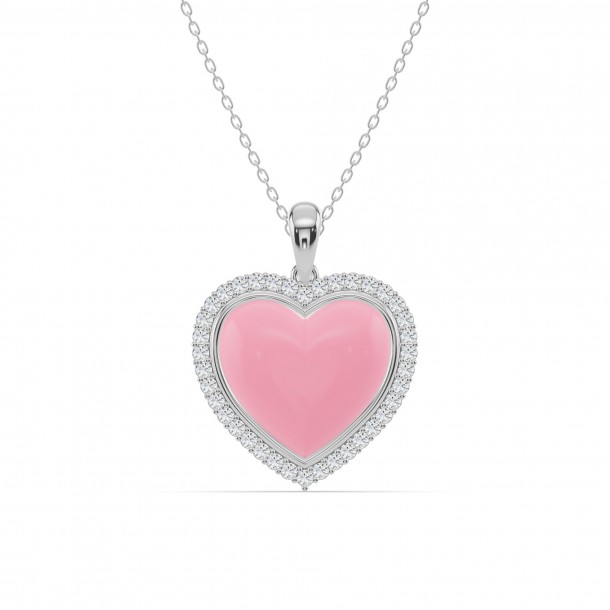 Ожерелье RC11128-CERM-PINK-8WPND-NAT